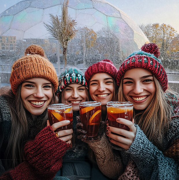 Glühweinnachmittag am Iglu